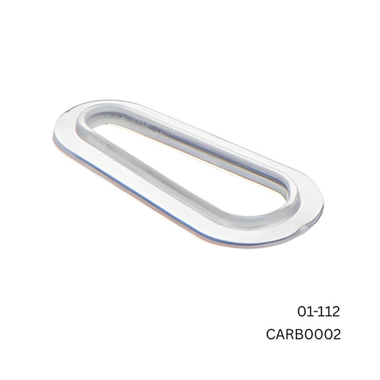 32,000 x Carmo 01-112 HF Weldable PVC/PUR Buttonhole Reinforcement – Plastic Buttonhole Patch for PVC Sheets, Foils & Technical Textiles (BULK)