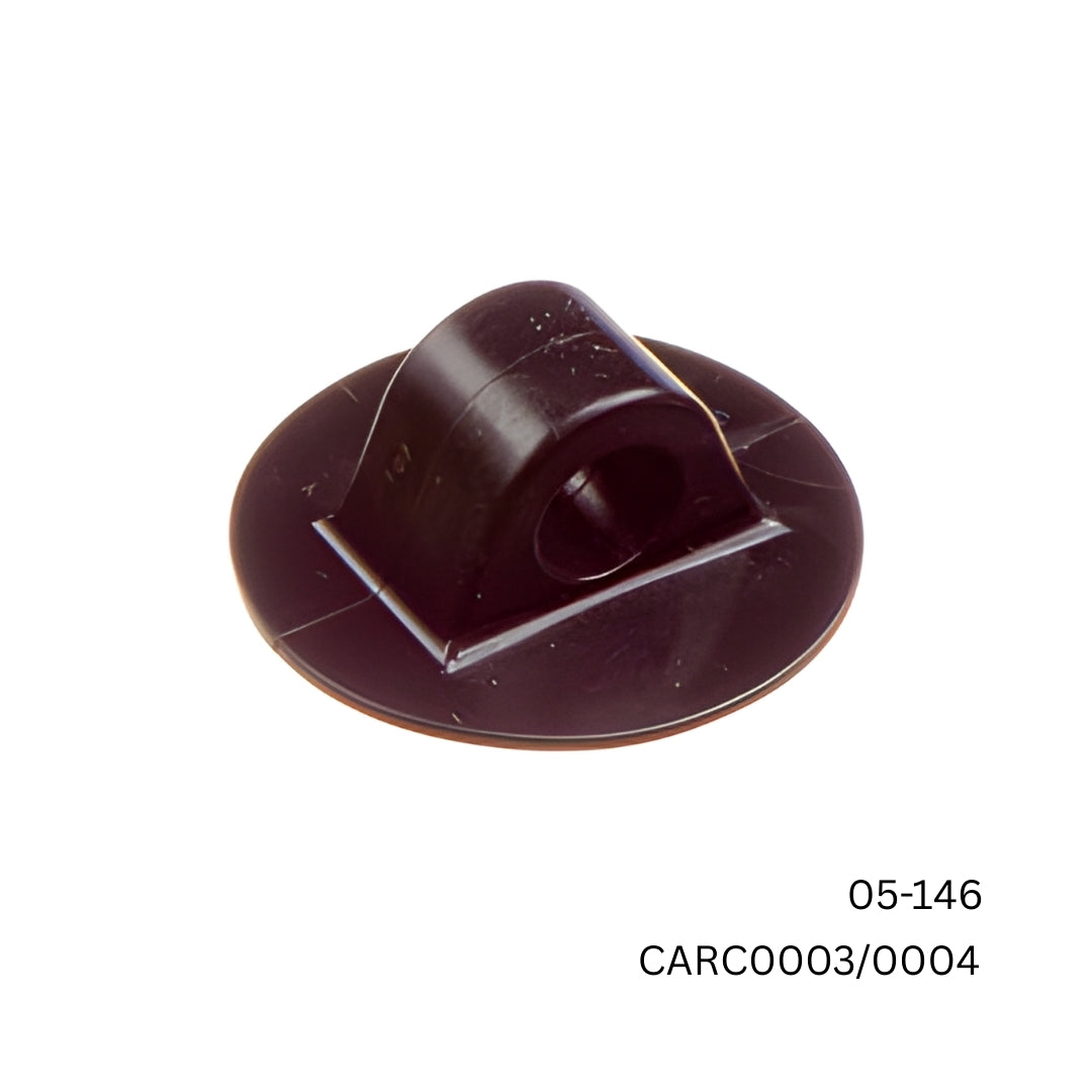 3000 x Carmo 05‑146 Weldable Plastic Attachment Point – 9/39 mm HF‑Welding Rope & Line Support (PVC) (Copy)