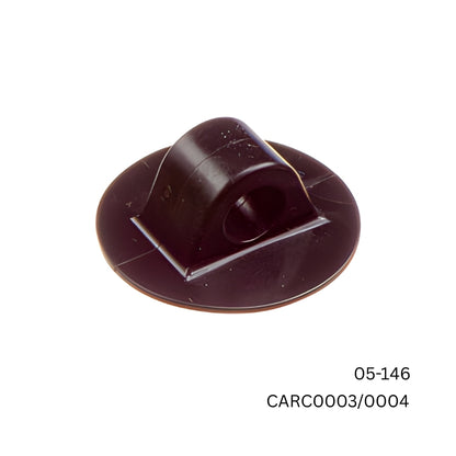 3000 x Carmo 05‑146 Weldable Plastic Attachment Point – 9/39 mm HF‑Welding Rope & Line Support (PVC) (Copy)