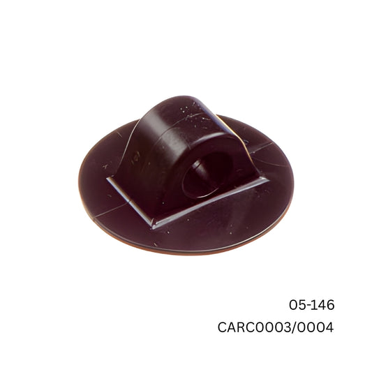 3000 x Carmo 05‑146 Weldable Plastic Attachment Point – 9/39 mm HF‑Welding Rope & Line Support (PVC) (Copy)