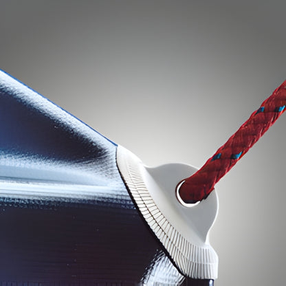 3000 x Carmo 05‑146 Weldable Plastic Attachment Point – 9/39 mm HF‑Welding Rope & Line Support (PVC) (Copy)