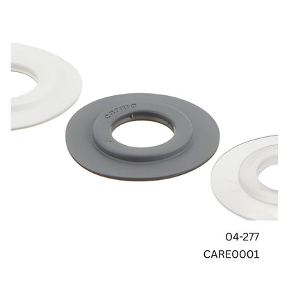 Carmo 04‑277 Heavy‑Duty Weldable PVC Eyelet – 15/37 mm Stacked HF‑Welding Eyelet for Banners, Tarpaulins & Building Wraps