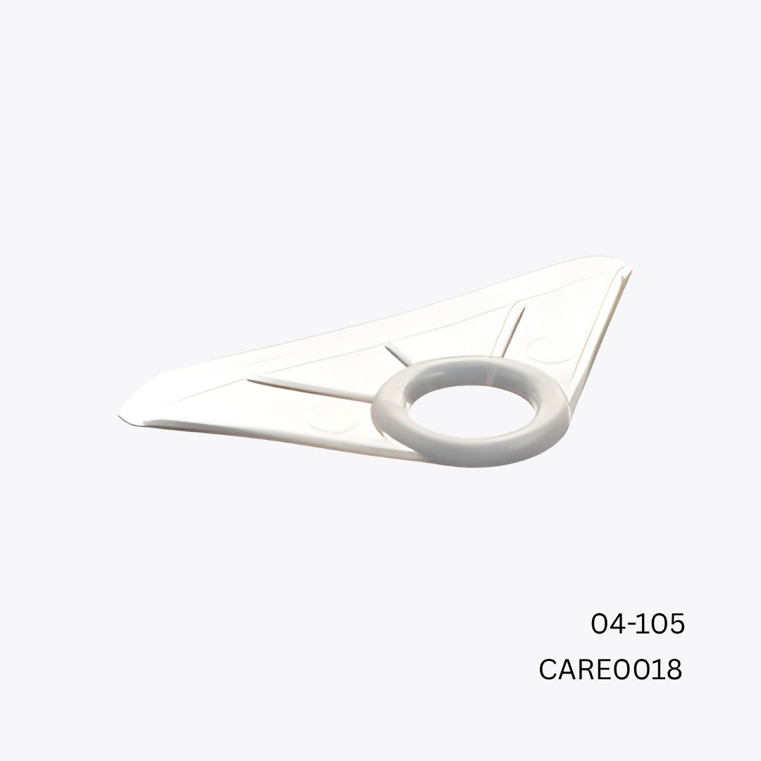 4000 x Carmo 04‑105 PVC Reinforcement Triangle – Durable Plastic Eyelet for Tents, Tarpaulins & Marqueeses