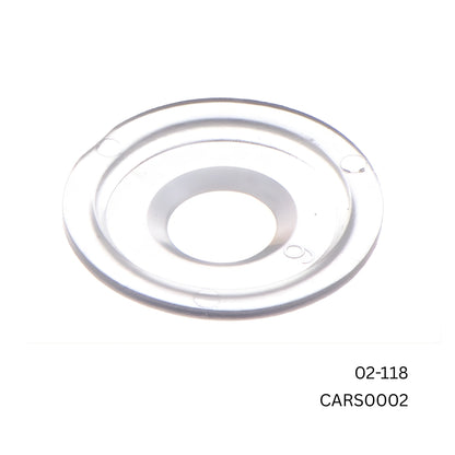 50,000 x Carmo 02‑118 PVC Washer – HF/Ultrasonic Weldable Washer for 02‑331 & 02‑431 Snap Fasteners BULK
