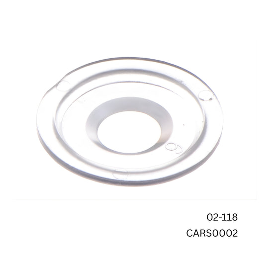 Carmo 02‑118 PVC Washer – HF/Ultrasonic Weldable Washer for 02‑331 & 02‑431 Snap Fasteners