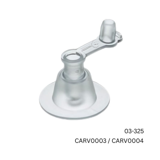 Carmo 03‑325 HF/Ultrasonic Weldable Non‑Return Inflation Valve – 5 mm Inlet | PVC / PVC‑PUR