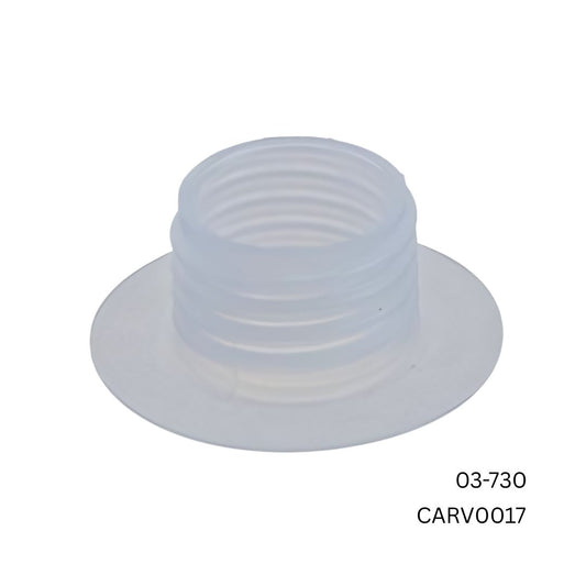 Carmo Threaded Neck Flange 25mm, High Frequency Ultrasonic Weldable Nozzle 03-730