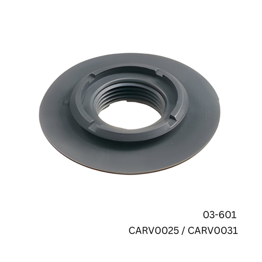 750 x Carmo 03‑601 HF/Ultrasonic Weldable Threaded Flange – G 3/4" PVC & PVC/PUR