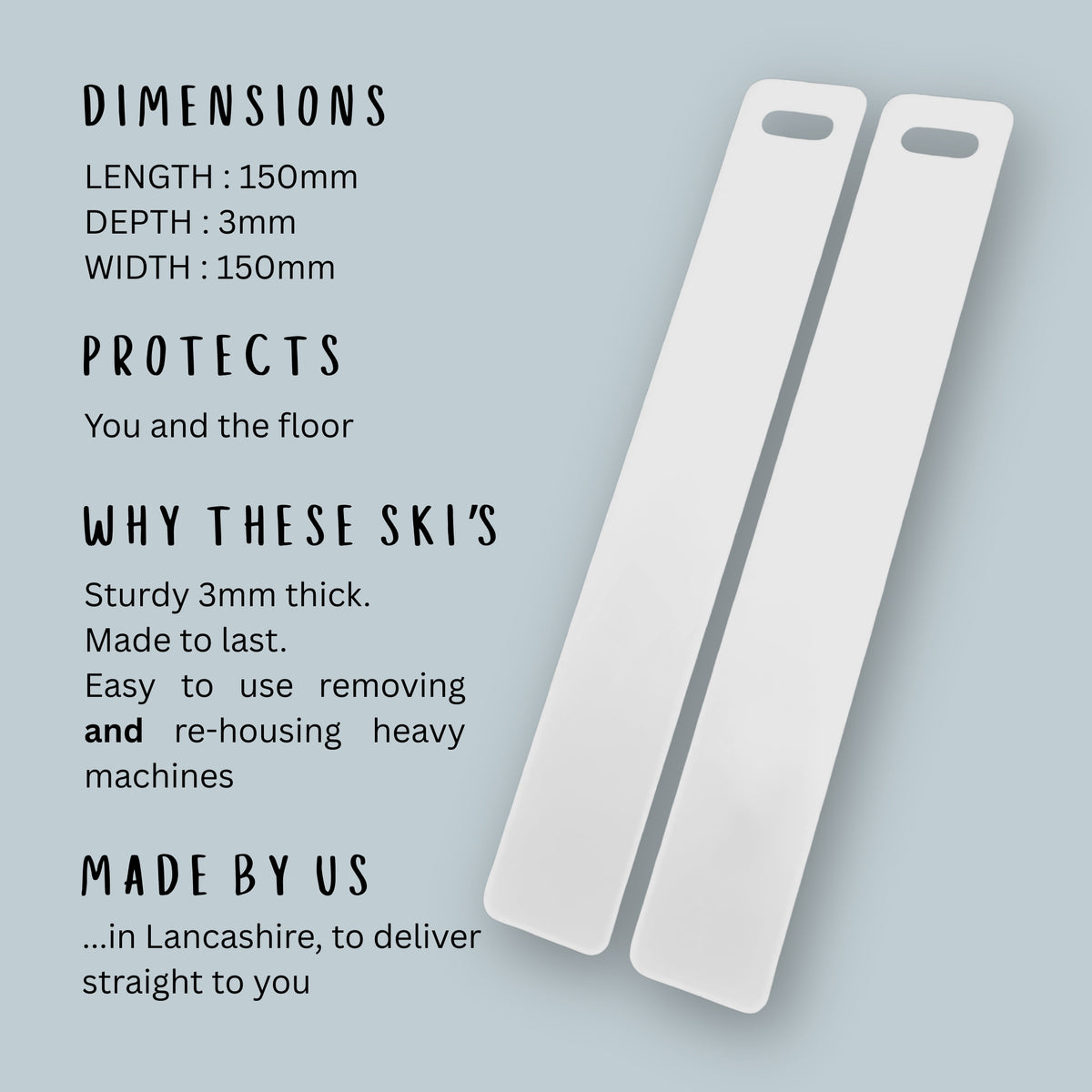Furniture Sliders & Appliance Gliders - Heavy Duty
