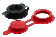 Carmo PVC valve with red plug 09-677-1124, CARV0012 (Box of 700 pieces)