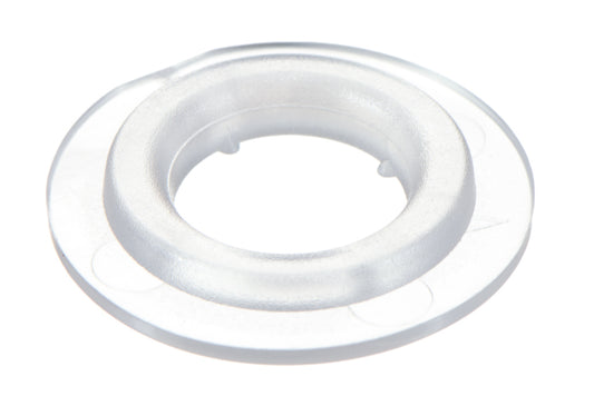 Carmo Weldable Plastic Eyelet, Light, 8 mm - PVC Natural (Box Quantity)