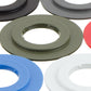 Carmo Plastic Eyelet, Heavy, 19/43 mm, Stacked - PVC Natural (Box Quantity)