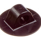 Plastic Attachment Point, 9/39 mm PVC Black or Natural (Box Quantity)