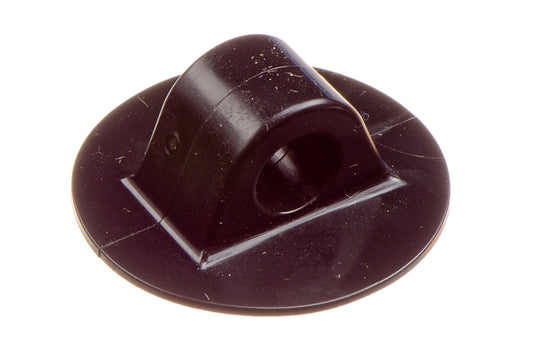 Carmo Plastic Attachment Point, 9/39 mm PVC Black or Natural (Box Quantity)